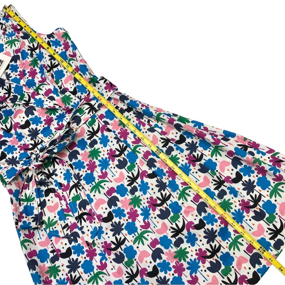 Anne Klein Iznik Blue Orchid Faux Wrap Sleeveless Midi Dress Size 6 New - Picture 5 of 10